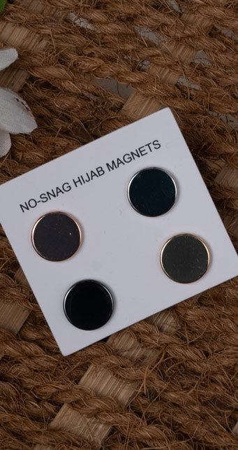 Glossy Hijab Magnet - Coin Shaped