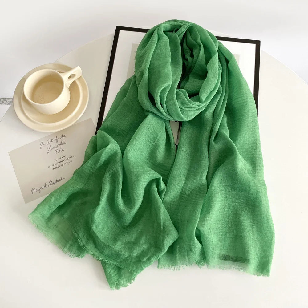 Crimps Hijab - Green