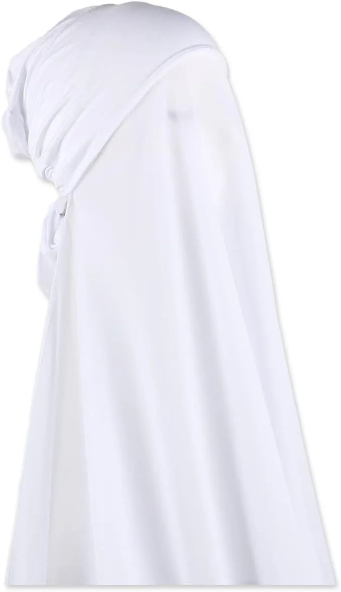 Instant Chiffon Hijab - White