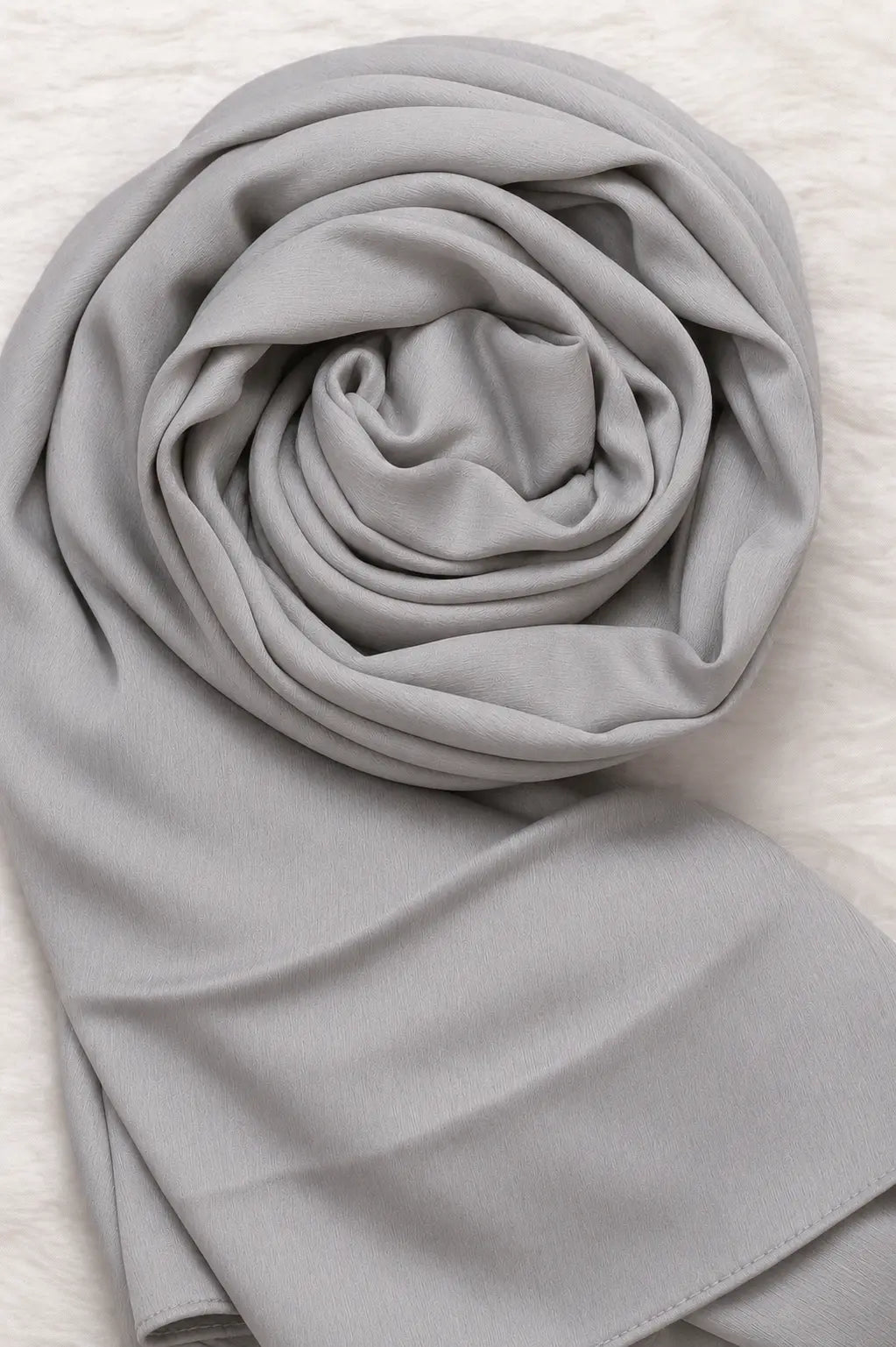 Matt Silk Hijab - Lilac Grey