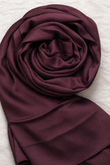Matt Silk Hijab - Maroon