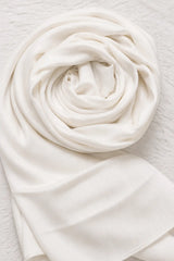 Matt Silk Hijab - Off White
