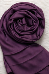 Matt Silk Hijab - Purple