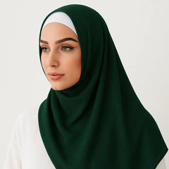 Modal Hijab - Bottle Green