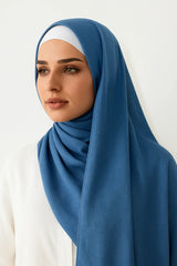 Modal Hijab - Denim Blue