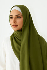 Modal Hijab - Olive Green
