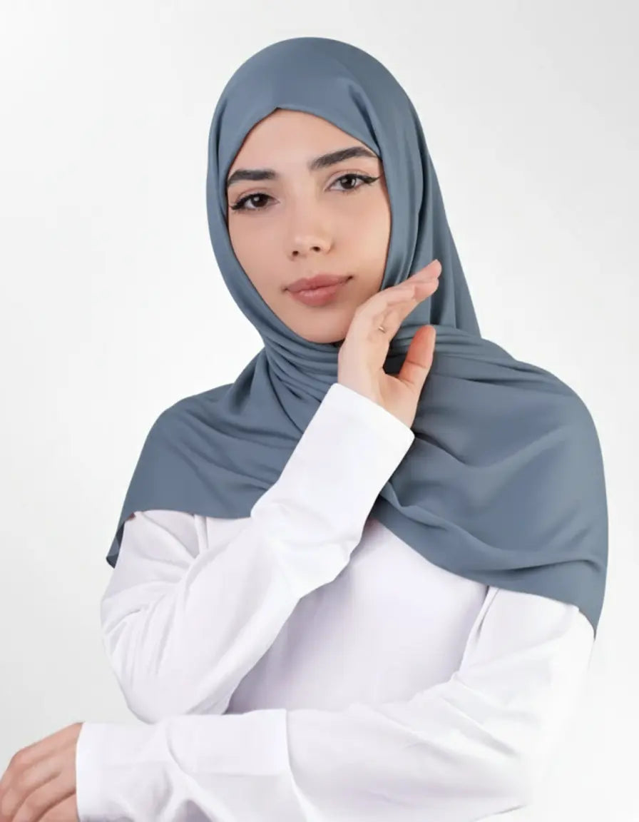 Modal Lawn Hijab - Slate Blue