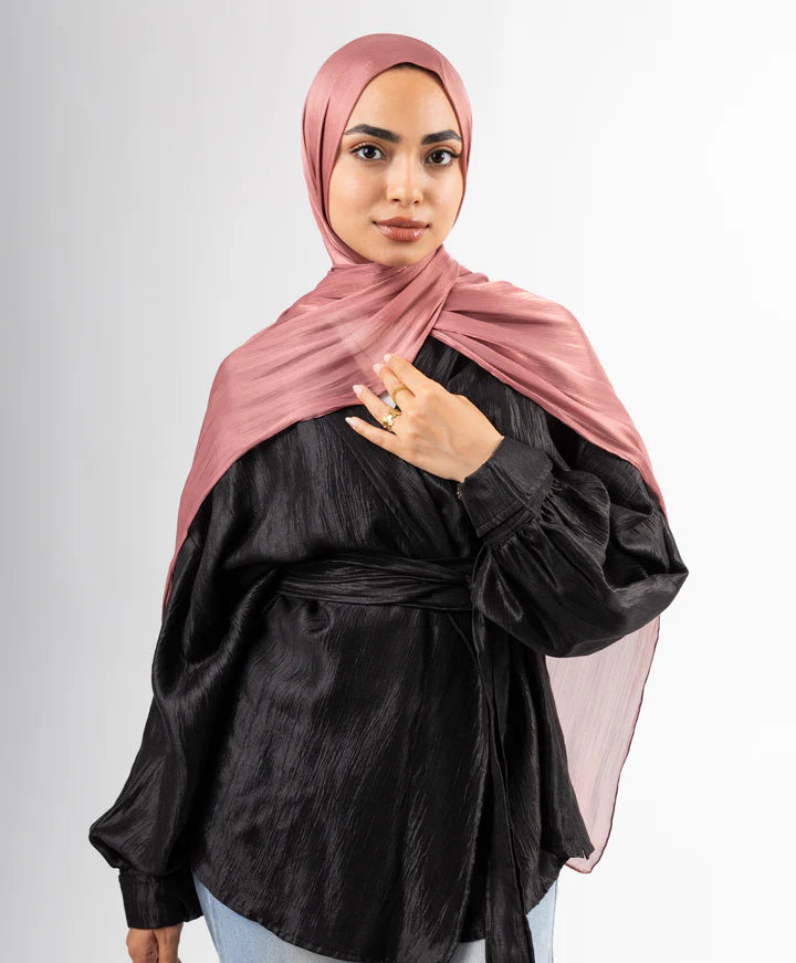Organza Silk Hijab - Cashmere