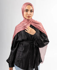Organza Silk Hijab - Cashmere