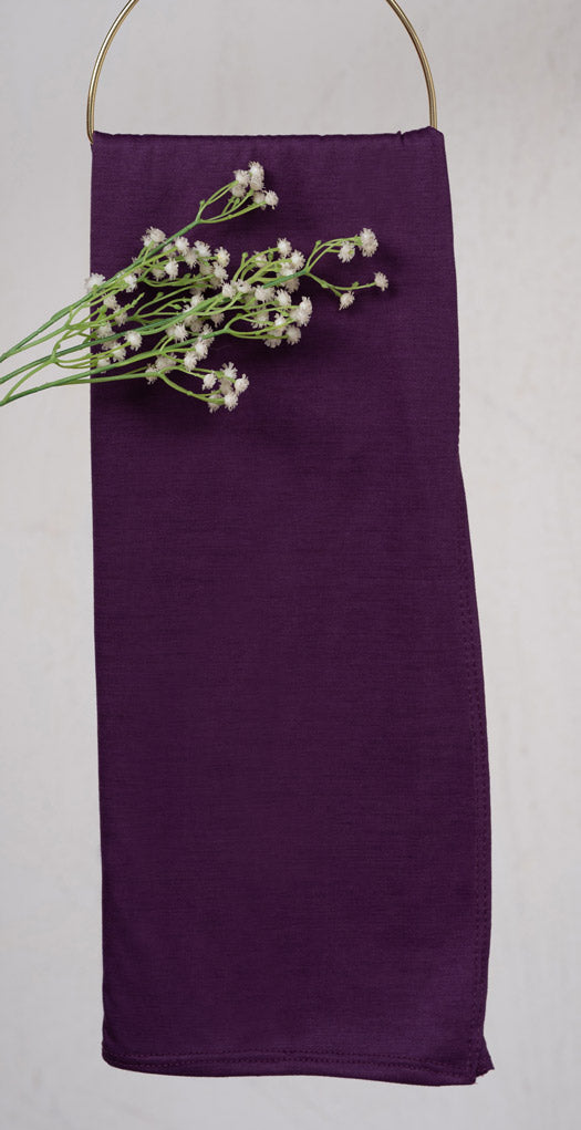 Plain Jersey Hijab - Purple