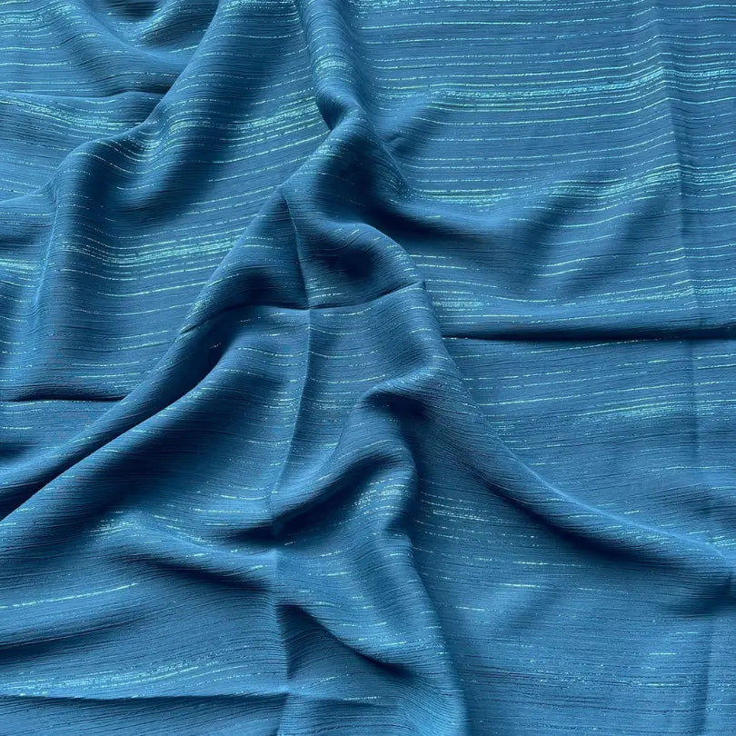 Sparkling Georgette Hijab - Zinc