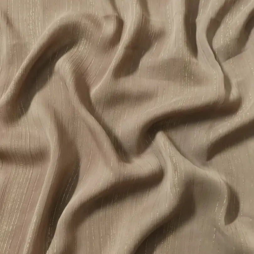 Sparkling Georgette Hijab - Beige