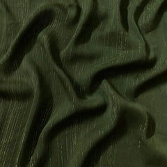 Sparkling Georgette Hijab - Olive Green
