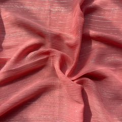 Sparkling Georgette Hijab - Peach