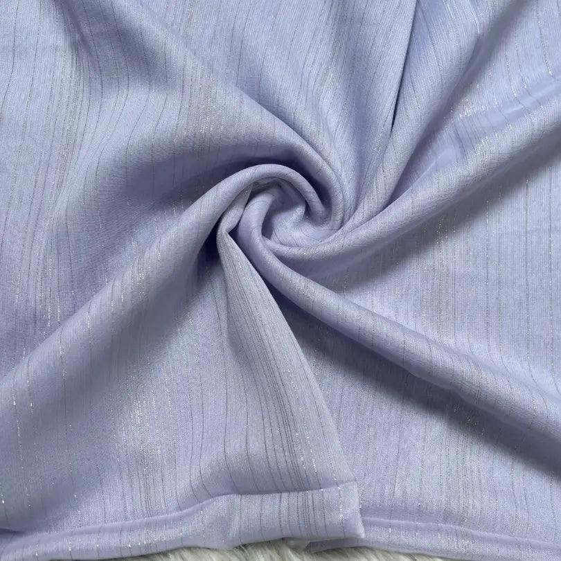 Sparkling Georgette Hijab - Violet