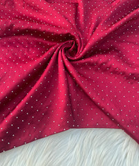 Stone Silk Hijab - Maroon