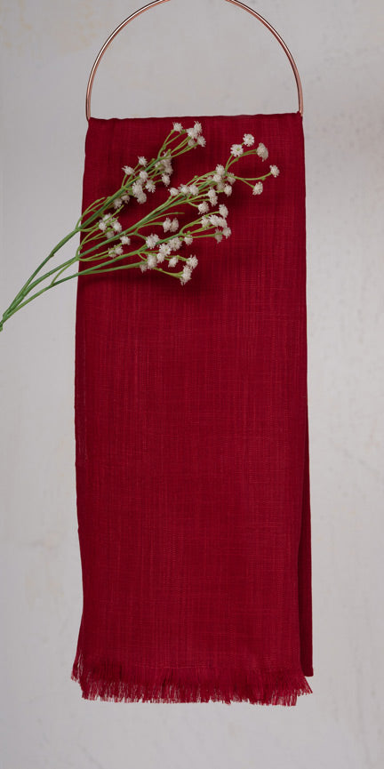 Turkish Lawn Hijab - Maroon