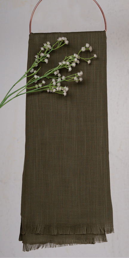 Turkish Lawn Hijab - Olive Green