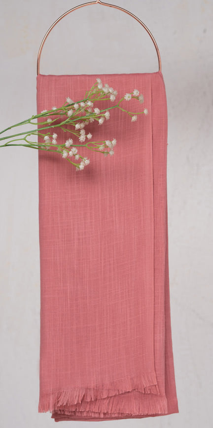 Turkish Lawn Hijab - Peach Pink