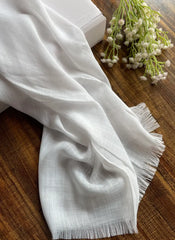 Turkish Lawn Hijab - White