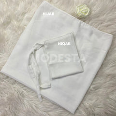 Hijab Naqab Set - White