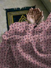 Namaz Chaddar With Sleeves - Blush Pink