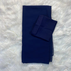 Hijab Naqab Set - Navy Blue