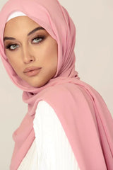 Plain Georgette - Light Pink #34