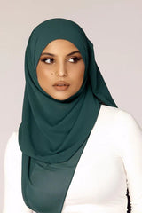 Plain Georgette - Zinc #117